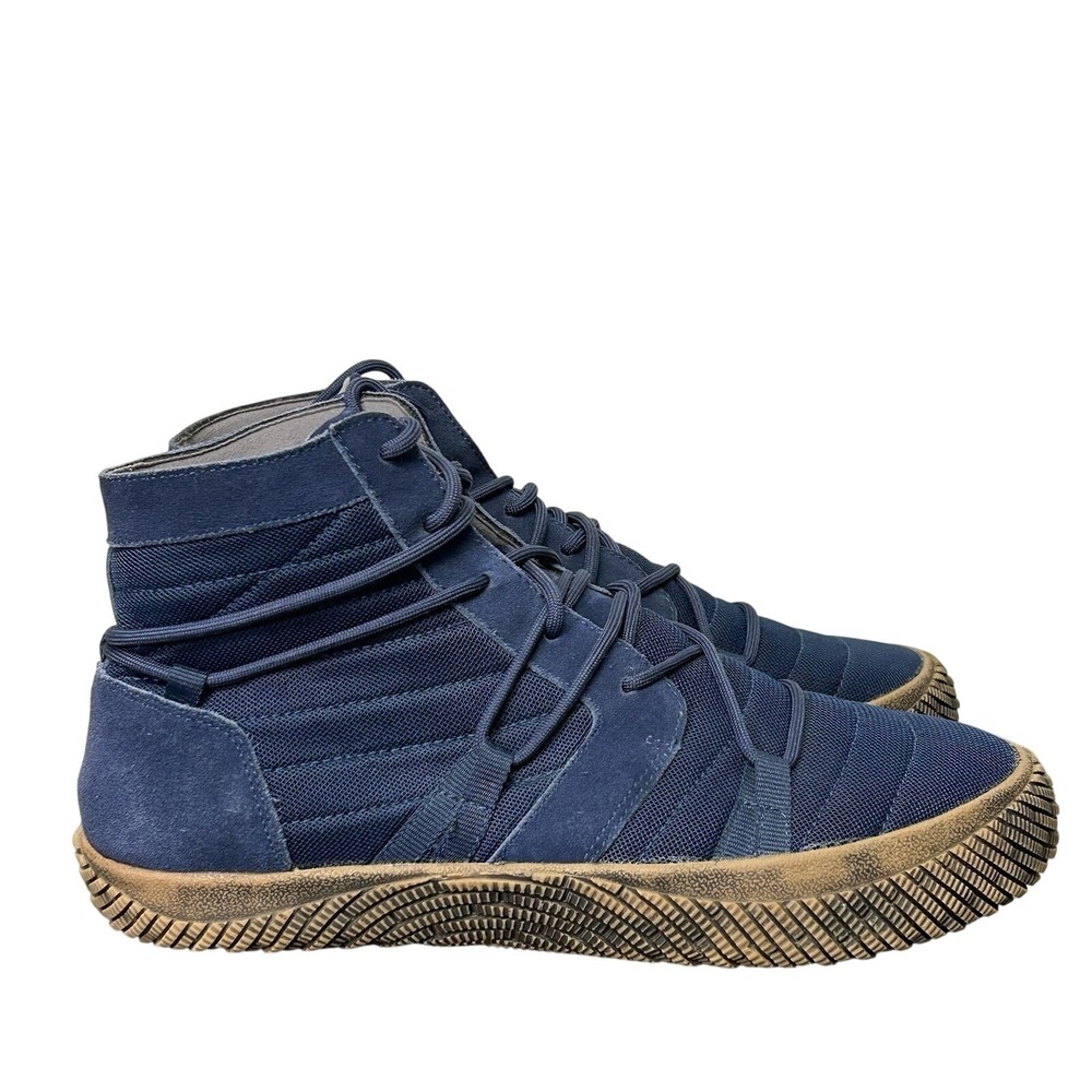 Hybrid Green Label Men's Revolution High Top Navy Sneakers Size 11 Style HGL3003